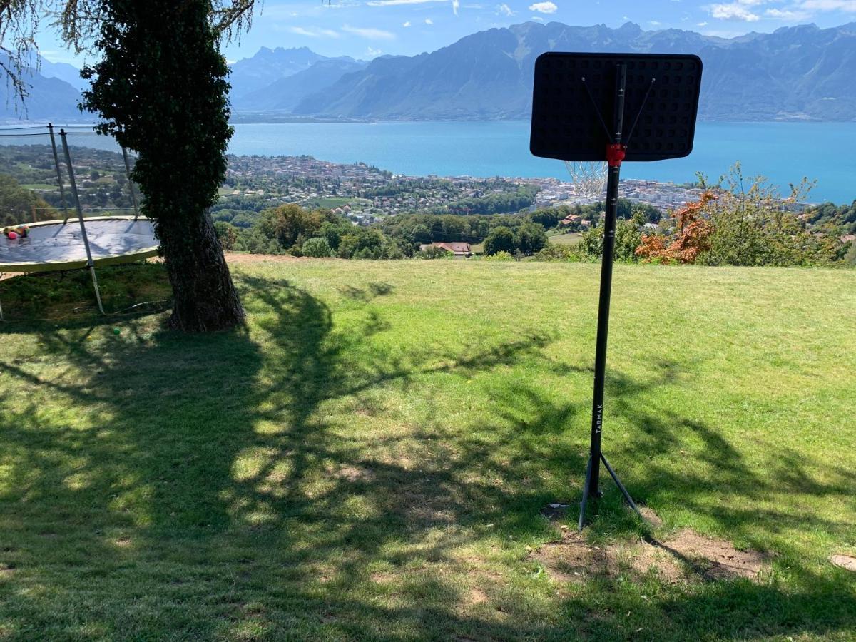 Appartement Moderne Avec Vue Panoramique A Jongny Proche De Montreux Kültér fotó