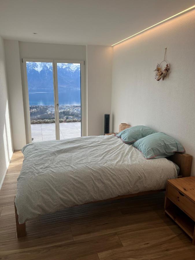Appartement Moderne Avec Vue Panoramique A Jongny Proche De Montreux Kültér fotó