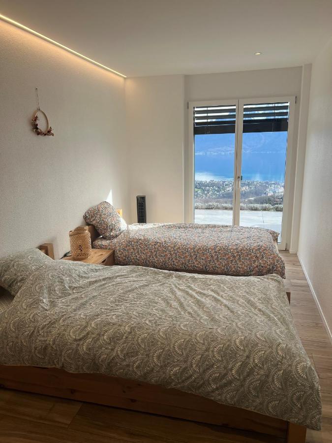 Appartement Moderne Avec Vue Panoramique A Jongny Proche De Montreux Kültér fotó
